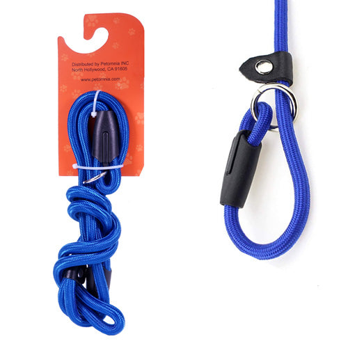 PetOmnia Dogs Dog Slip Lead Leash 5 FT x 1/2 inch Blue