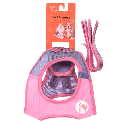 PetOmnia Dogs Pet Harness Size: M Pink