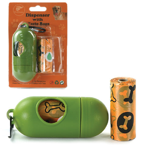 PetOmnia Dogs Disoenser with Waste Bags Orange