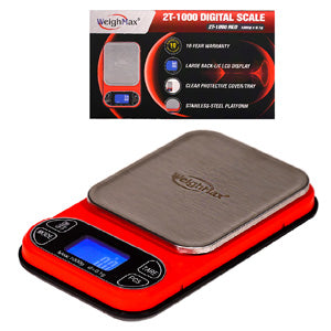 Weighmax Digital Scales Digital Scale 2T 0.1g Red