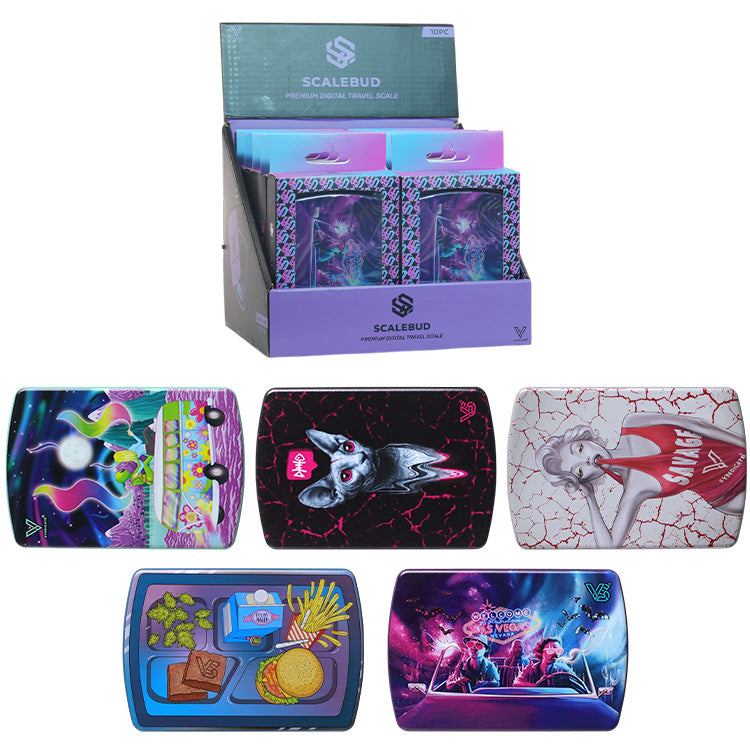 V Syndicate Sets Scale Buds Display Set Purple