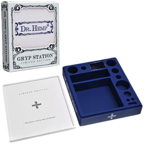 Dr.Hemp Container & Jars Silicone Gryp Station All-One Dabbing Station White