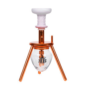 MOB Hookah Mini Spider SPMC with Carrying Bag 8.0" Rose Gold
