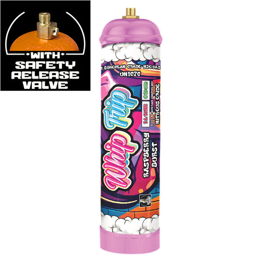 Whip Trip Chargers With Safety Relief Valve 1L 640 GR Raspberry Burst