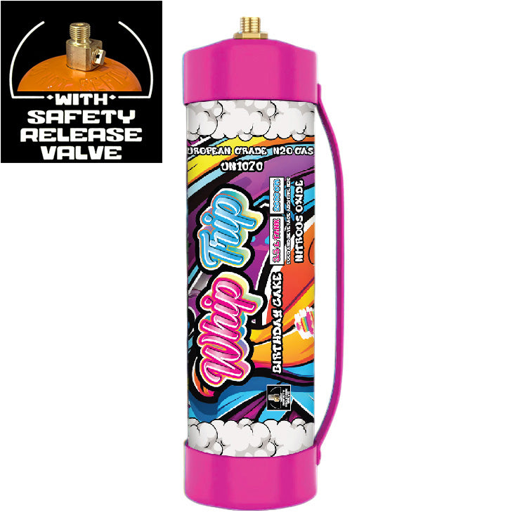 Whip Trip Chargers With Safety Relief Valve 3.3L 2000 GR Birthday Cake