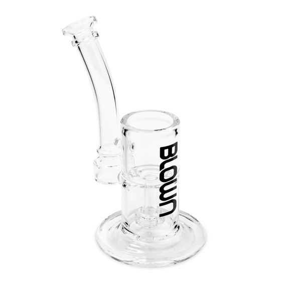 Blown Glass Proxy Bubbler 7.5" Black