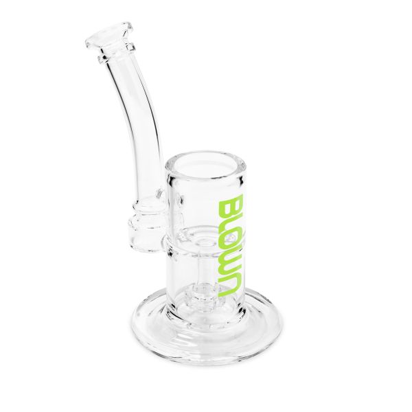 Blown Glass Proxy Bubbler 7.5" Slime