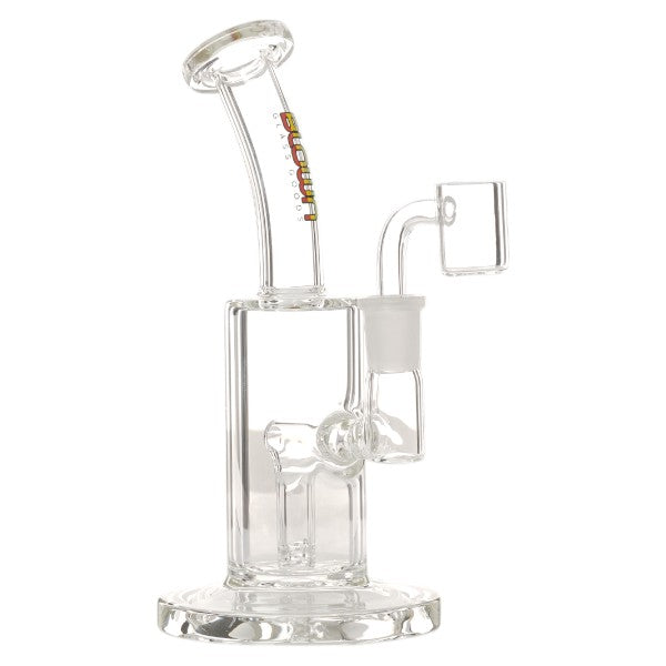 Blown Glass - SOL - 7.5" Rig w/Clear Downstem Rasta