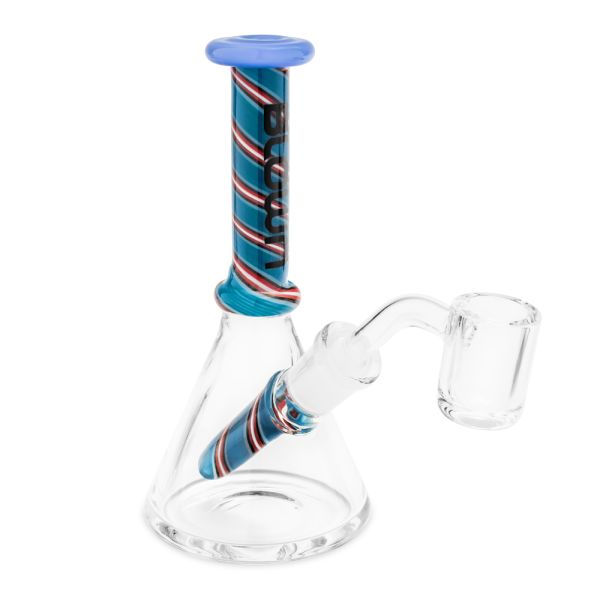 Blown Glass Epsilon Beaker in Blown BOX 6.0" Dark Blue