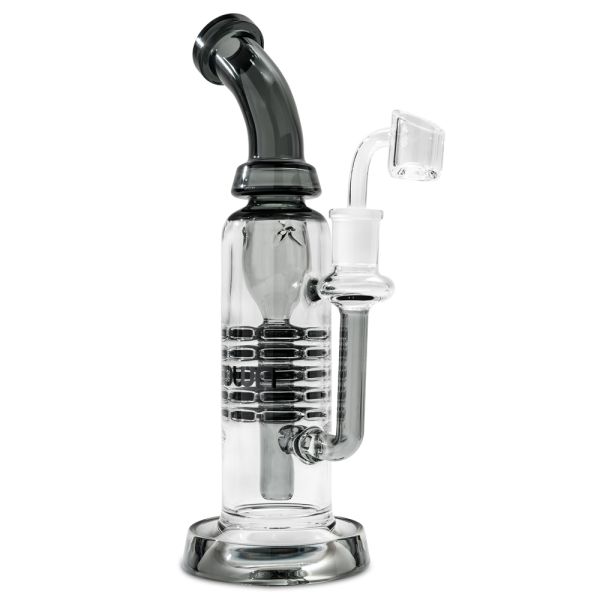 Blown Glass BETA Rig w/ Plate Percs 10.0" Black
