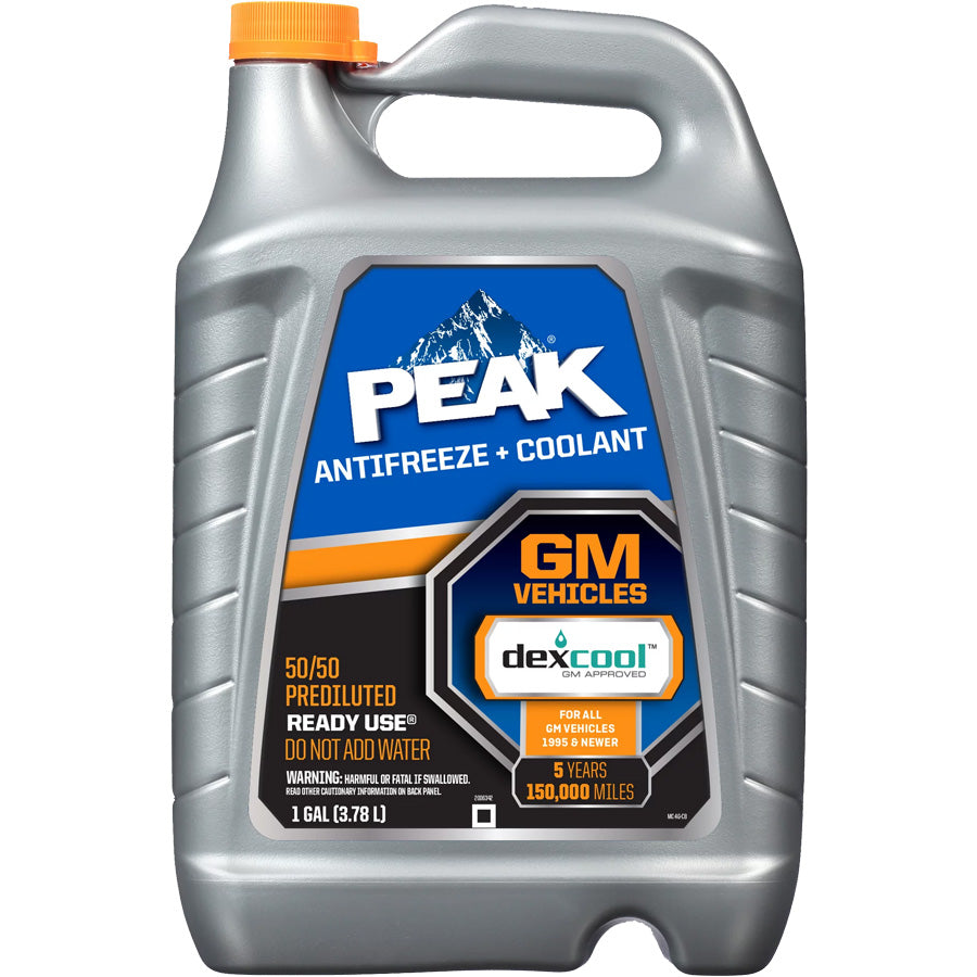PEAK Additives ANTIFREEZE+COOLANT 1 GL 50/50 PREDILUTED DEXCOOL GM VEHICLES
