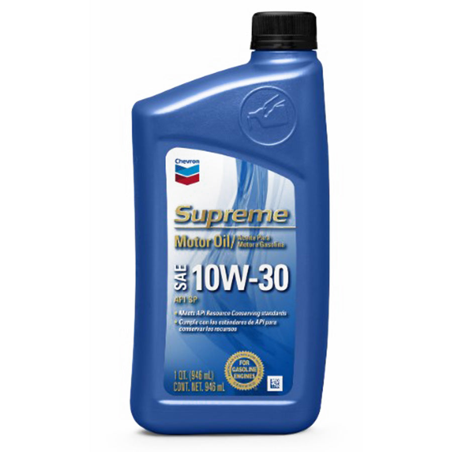 CHEVRON Motor Oil SUPREME 1 QT 10W-30