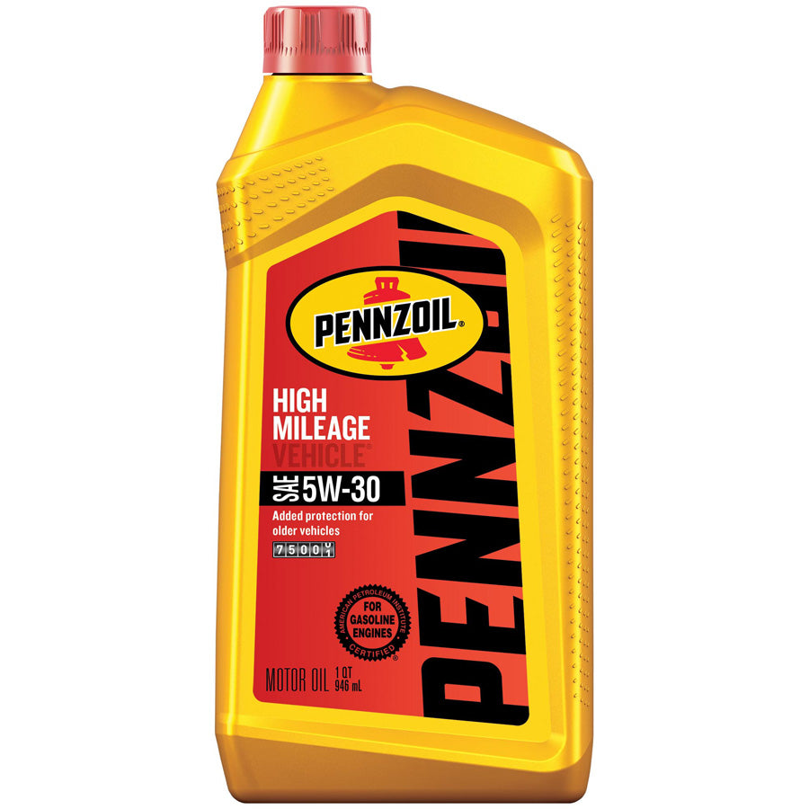 PENNZOIL Motor Oil 1 QT HIGH MILEAGE 5W-30