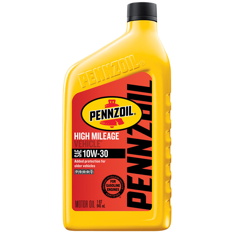 PENNZOIL Motor Oil 1 QT HIGH MILEAGE 10W-30