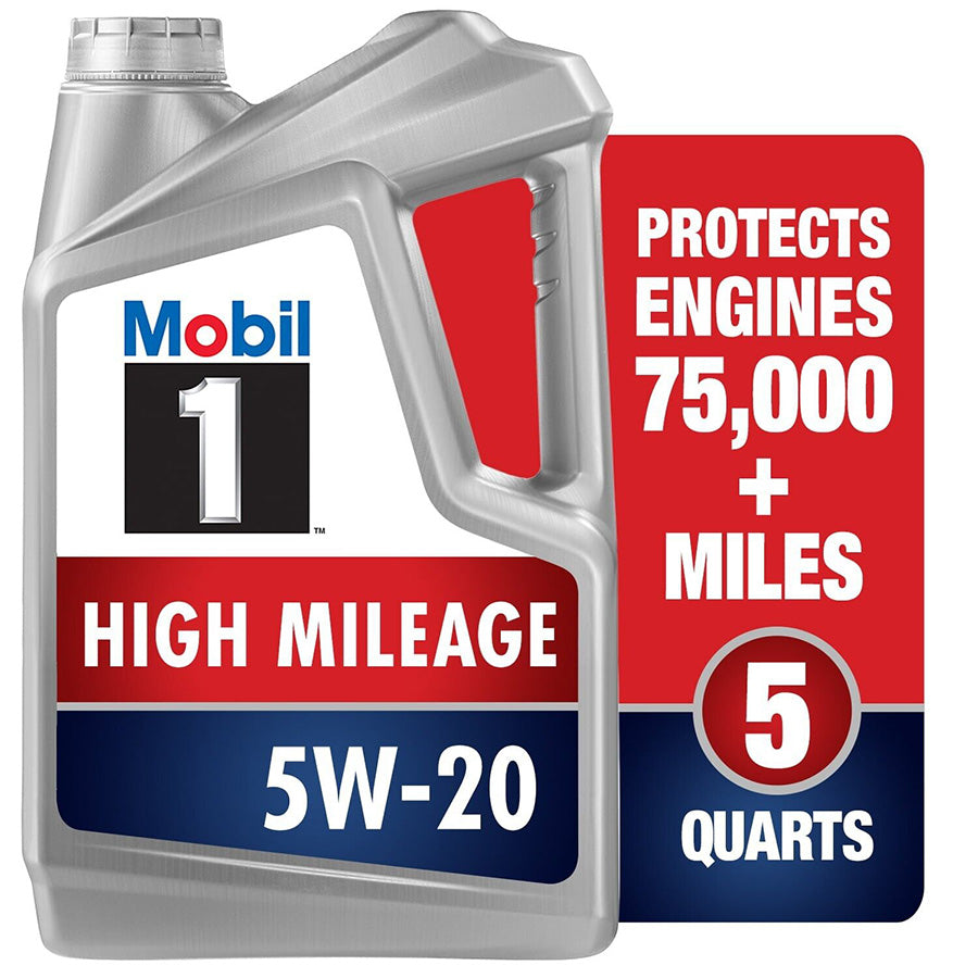 MOBIL Motor Oil SUPER 5000 5 QT 5W-20 3