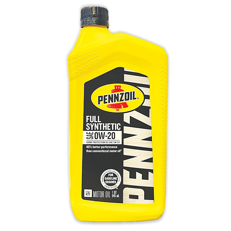 PENNZOIL Motor Oil FULL SYNTHETIC 1 QT 0W-20