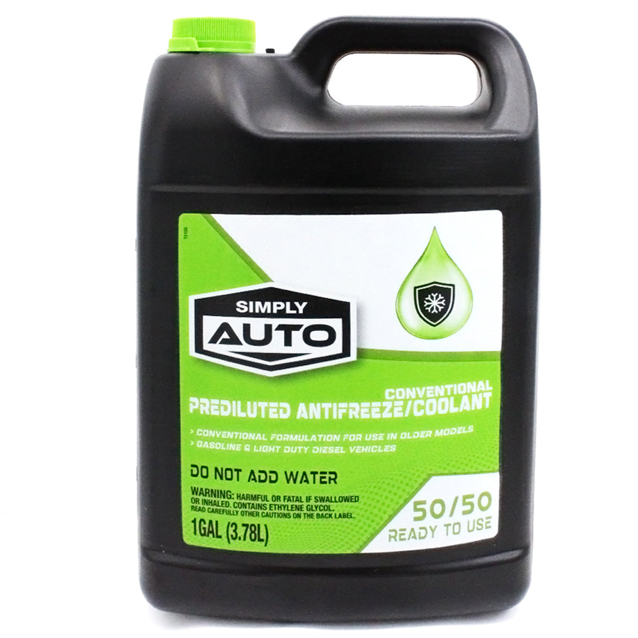 SIMPLY AUTO Detailing PRE-DILUTED COOLANT ANTIFREEZE 1 GL ORIGINAL