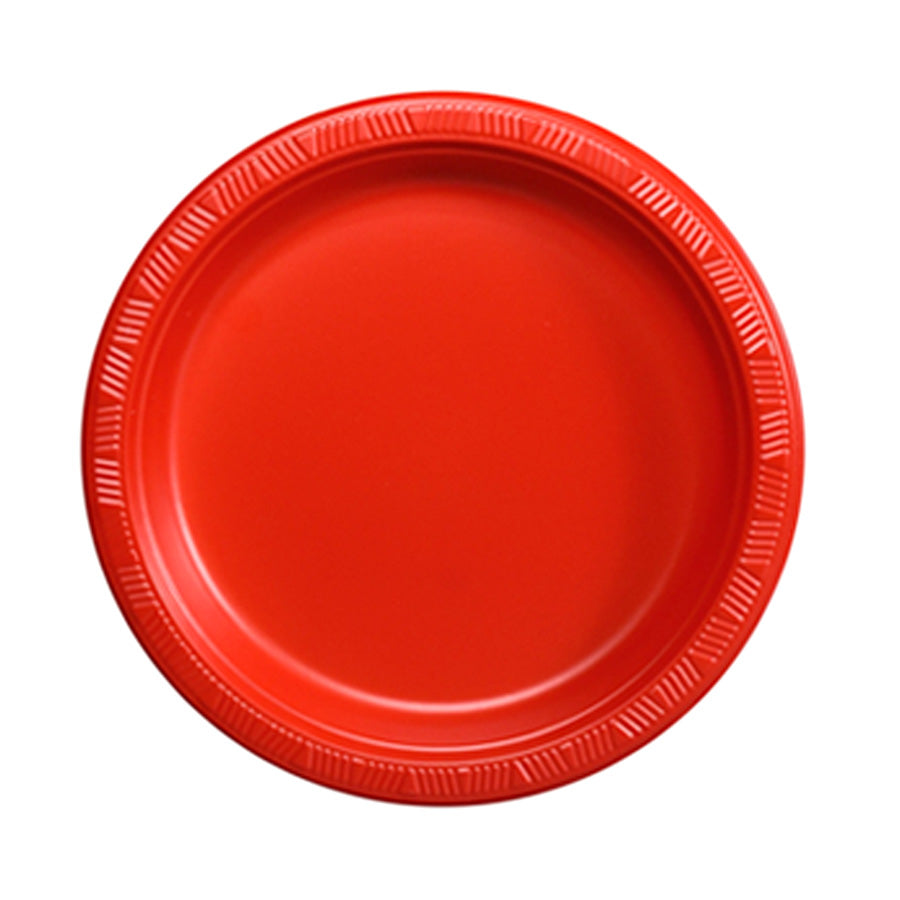DISPOZEIT Tableware & Towels PLASTIC PLATE 10 IN 50 CT RED