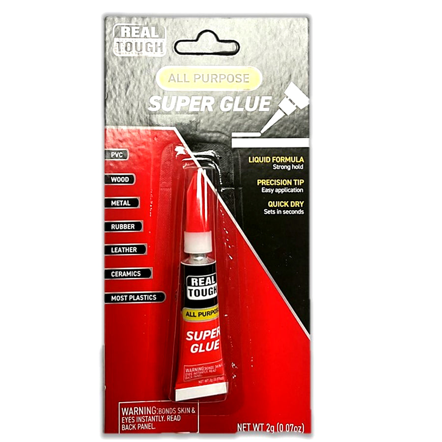 REAL TOUGH Tapes & Adhesives SUPER GLUE ALL PURPOSE 2 G
