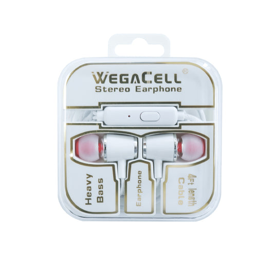 WEGA CELL Home Improvement EARPHONE 1 CT WL-109EP-HF HEAVY BASS