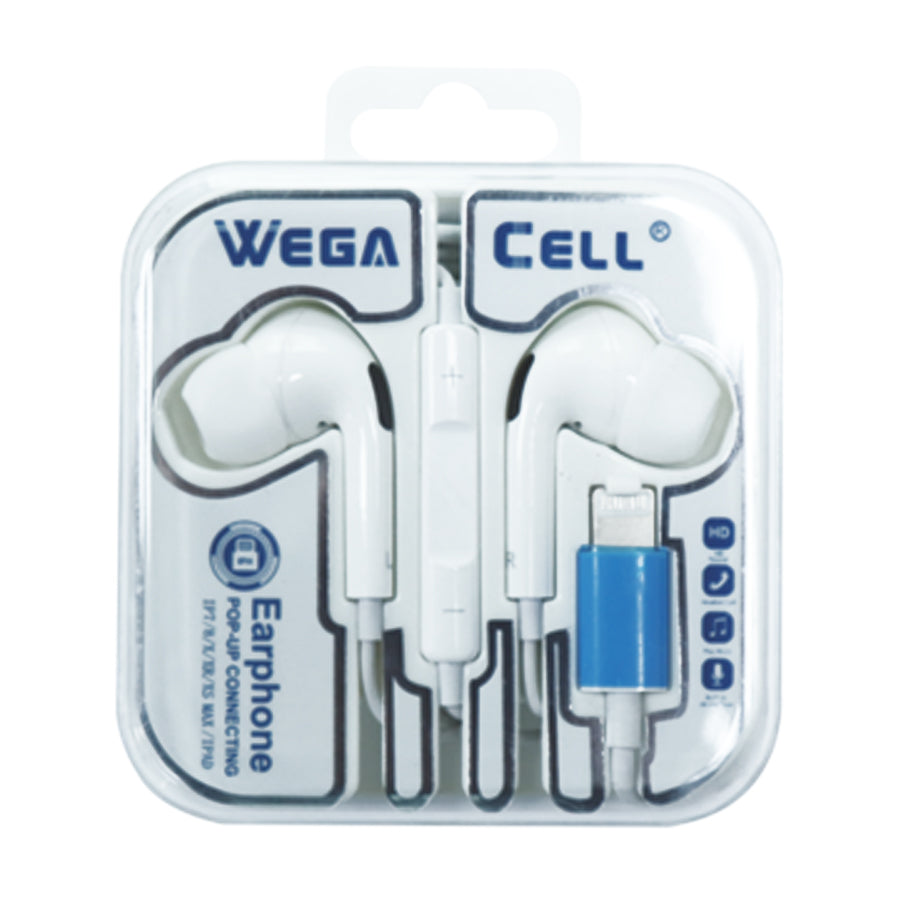 WEGA CELL Home Improvement EARPHONE 1 CT TYP C