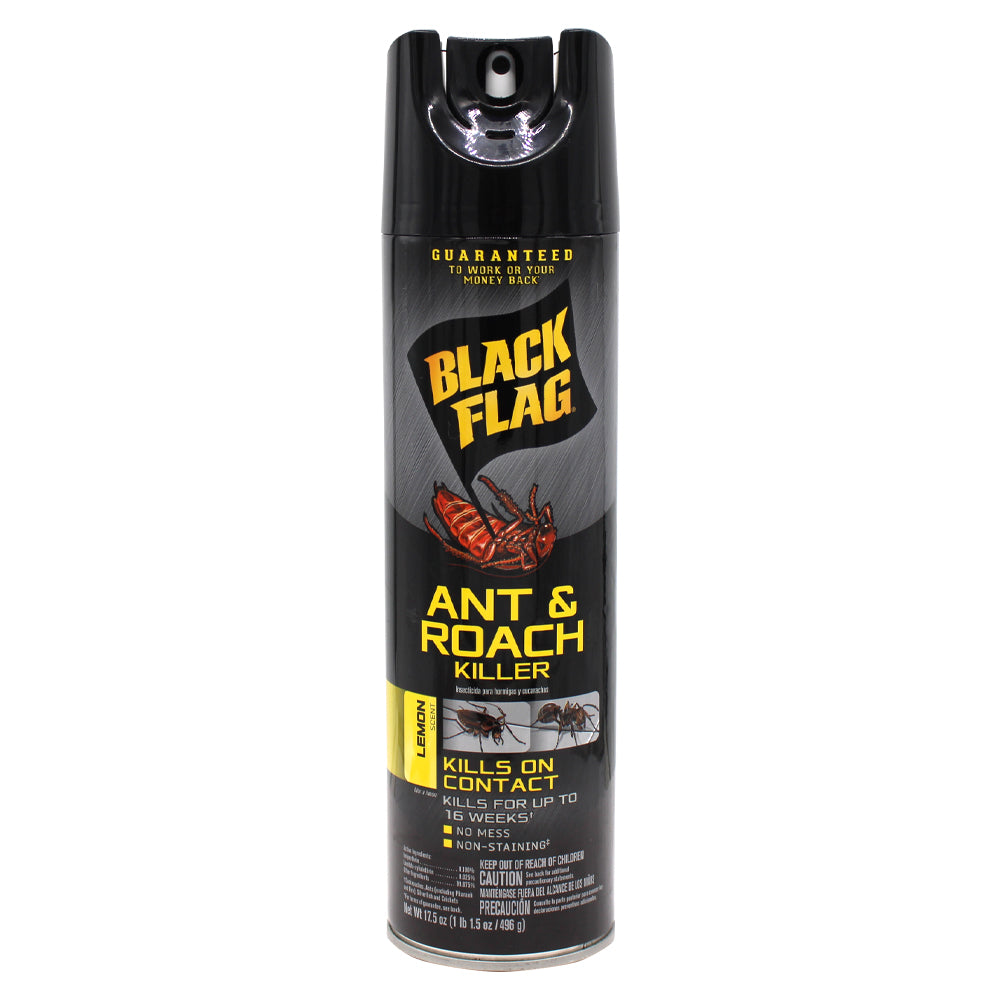 BLACK FLAG Pest Control ANT & ROACH 17.5 OZ LEMON