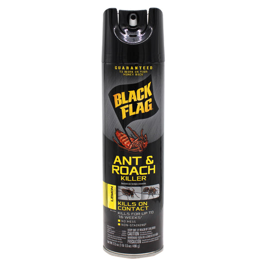 BLACK FLAG Pest Control ANT & ROACH 17.5 OZ LEMON