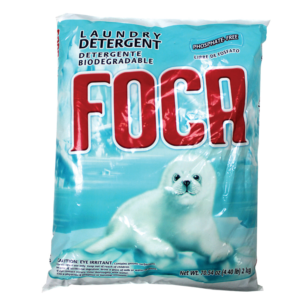 FOCA Laundry DETERGENT POWDER 70.54 OZ (4.4 LB) 2 KG