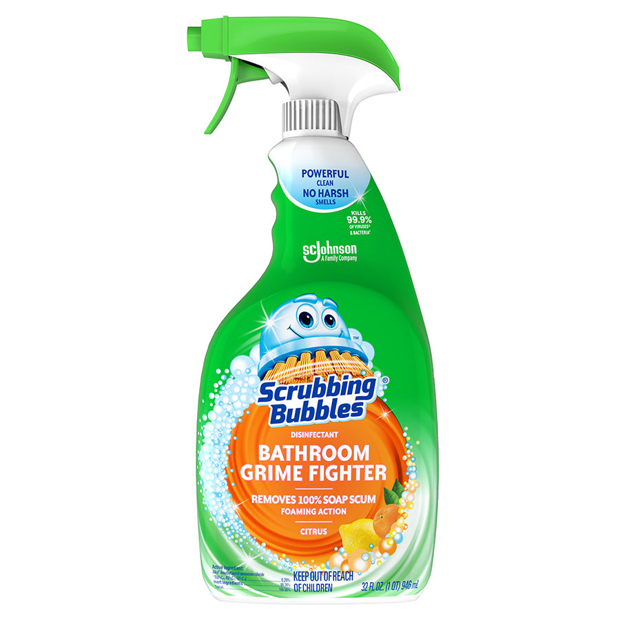 SCRUBBING BUBBLES All Purpose Cleaners DISINFECTANT 32 OZ BATHROOM GIRME FIGHTER WITH TRIGGER CITRUS