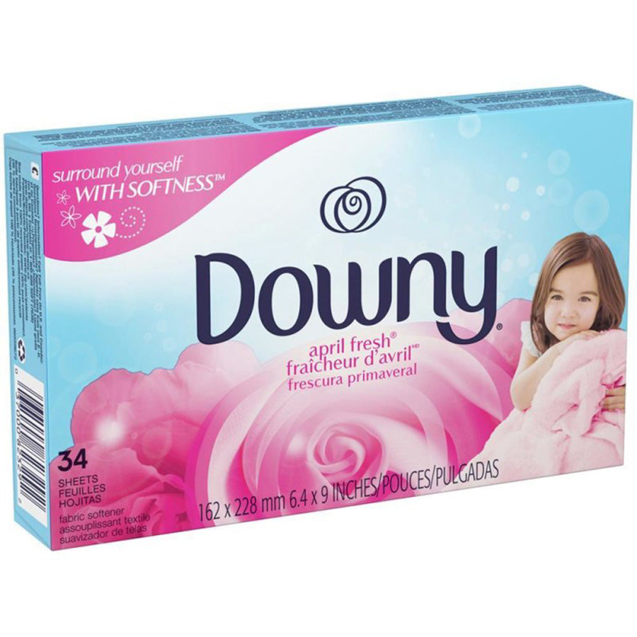 DOWNY Laundry DRYER SHEETS 34 CT APRIL FRESH