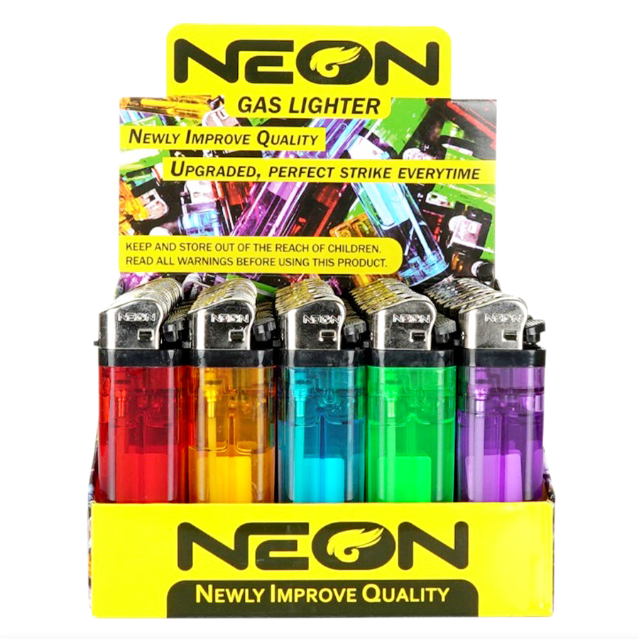 NEON Lighters Disposable Lighter 1 CT NON-REFILLABLE