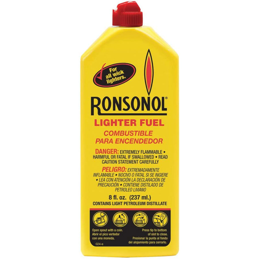RONSONOL Butane Lighter FLUID 8 OZ
