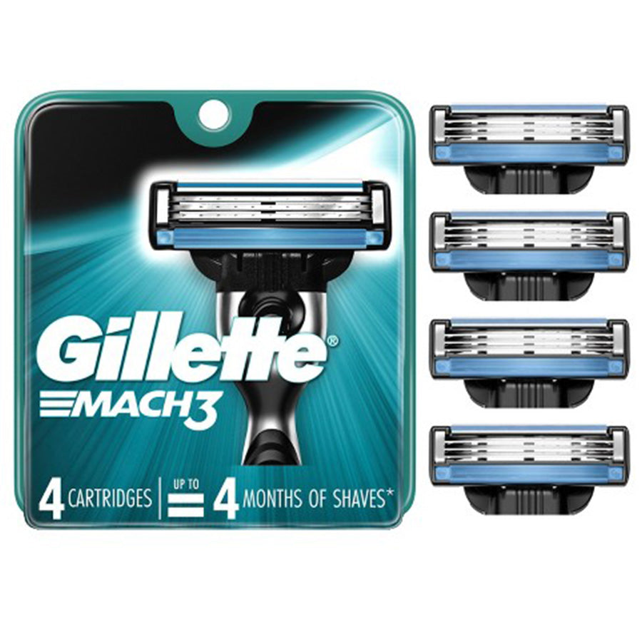 GILLETTE Shaving Care MACH 3 4 CT (IMPORT)