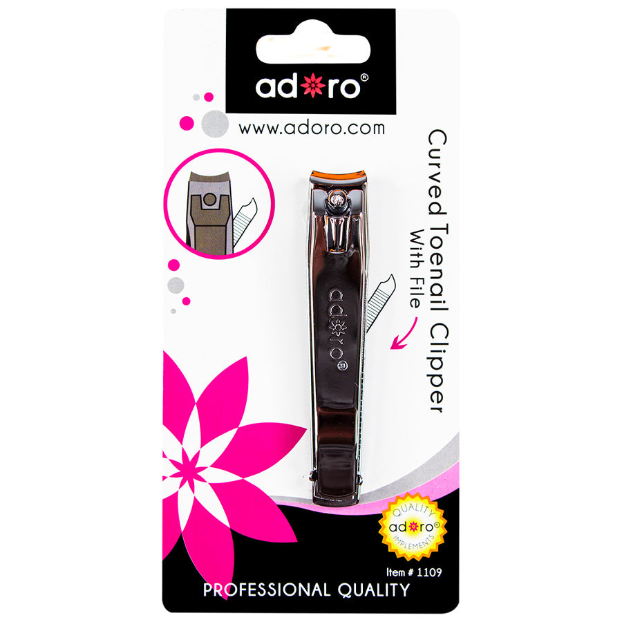 ADORO Nail Care NAIL CLIPPER 1 CT STRAIGHT TOE NAIL BLISTER