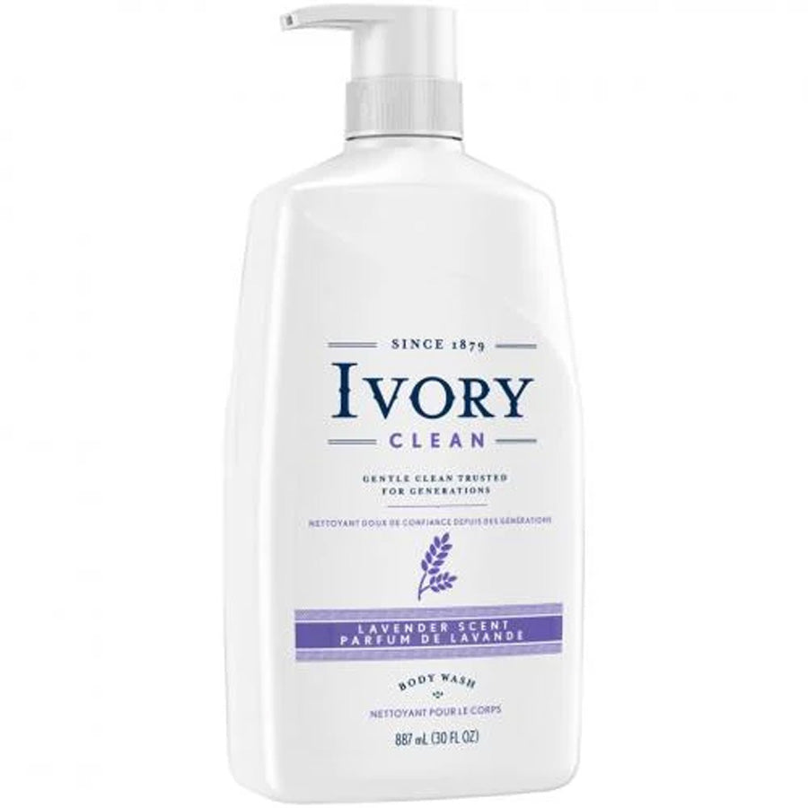 IVORY Body Wash BODYWASH 30 OZ LAVENDER WITH PUMP