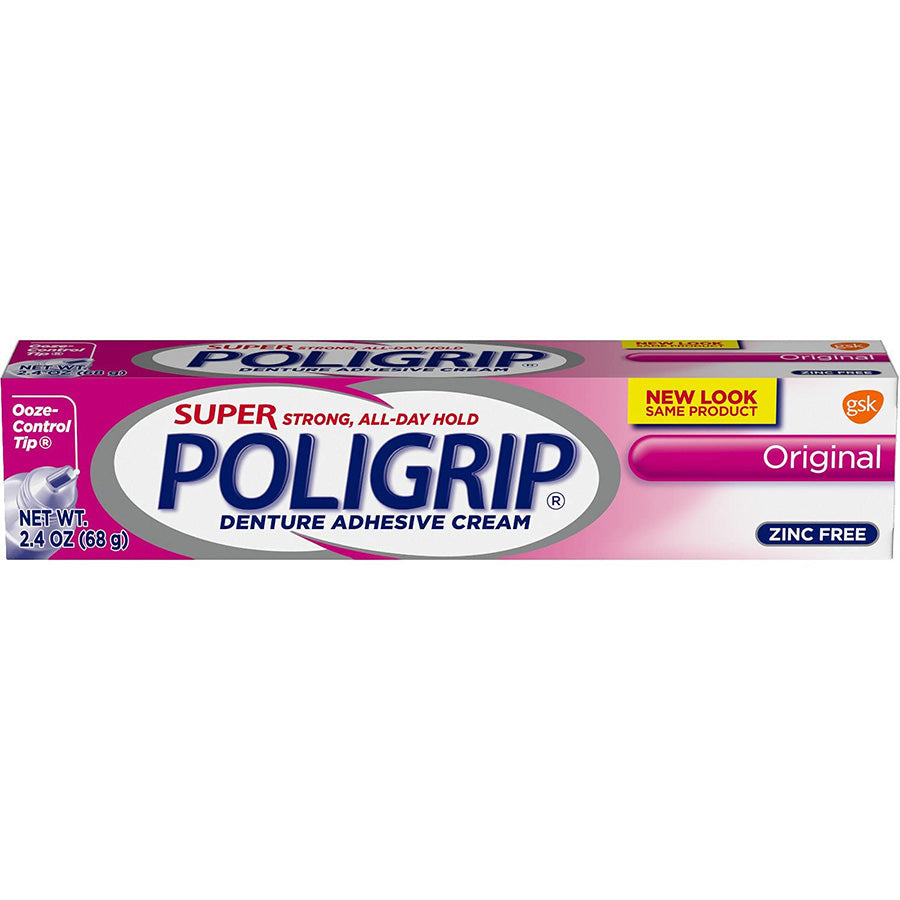 POLIGRIP Dental Care DENTURE CLEANER 2.4 OZ ORIGINAL