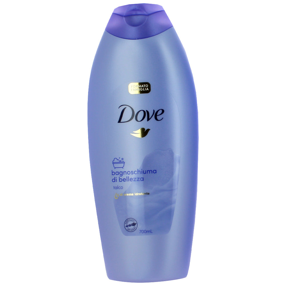 DOVE Body Wash BODY WASH (ITALIAN) 700 ML / 23.7 OZ BAGNOSCHIUMA DI BELLEZZA (TALCO)