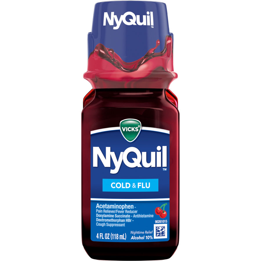 NYQUIL Over the Counter COLD & FLU 4 OZ CHERRY