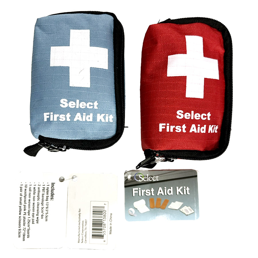 SELECT First Aid FIRST AID KIT 1 PK WITH ZIP BAG