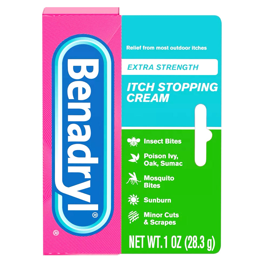 BENADRYL Over the Counter ITCH RELIEF 1 OZ TOPICAL CREAM EXTRA STRENGTH