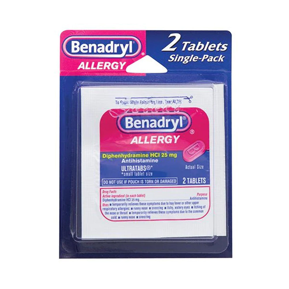BENADRYL Over the Counter ALLERGY RELIEF 1 CT TABS BLISTER