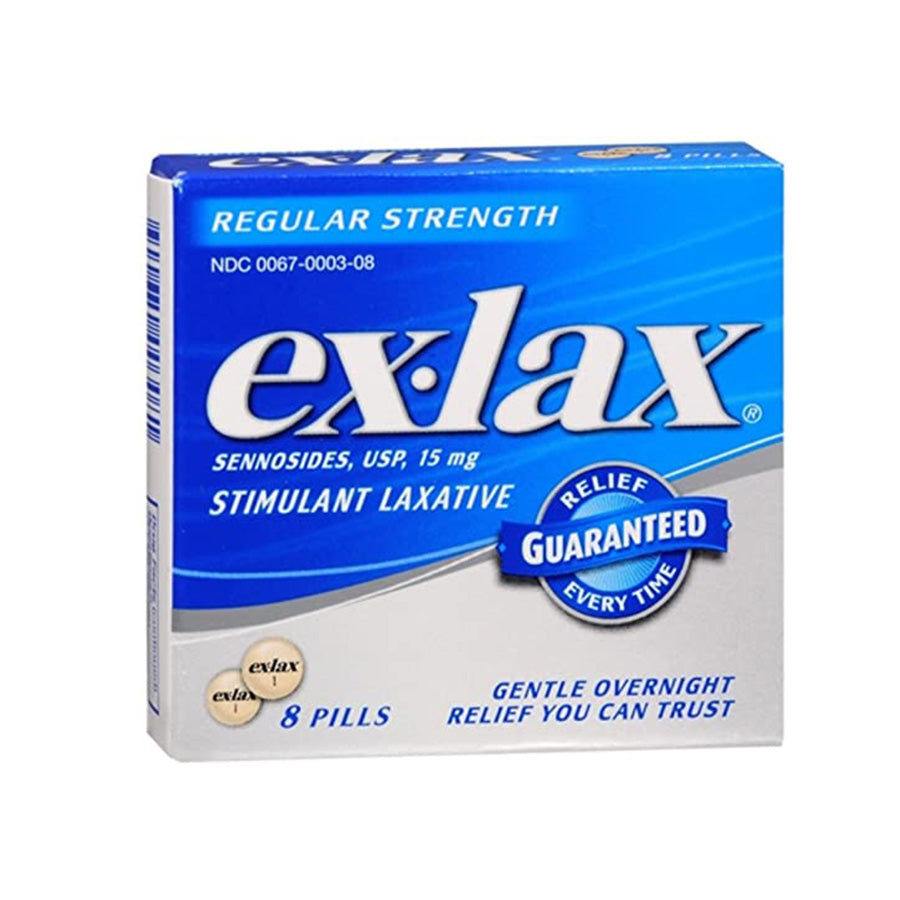 EX-LAX Over the Counter LAXATIVE 8 CT REGULAR