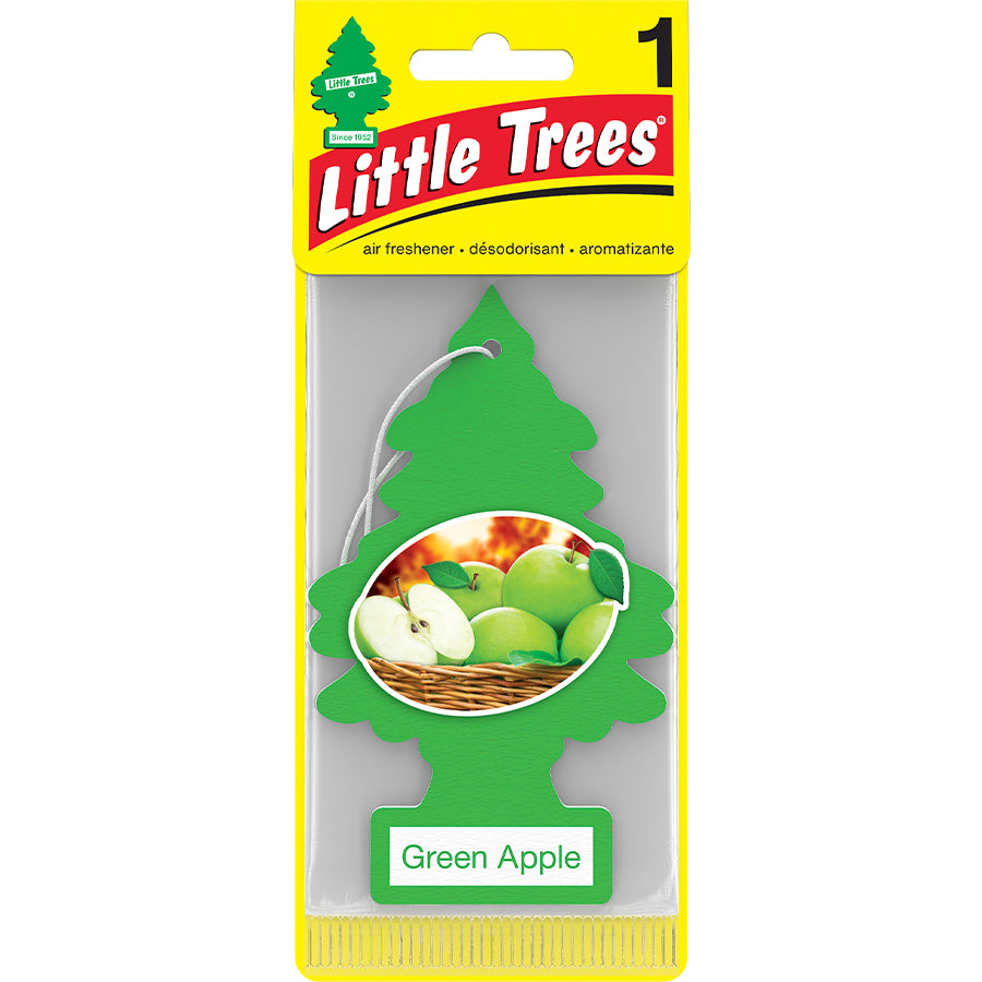 LITTLE TREE Car Air Fresheners 1 CT GREEN APPLE