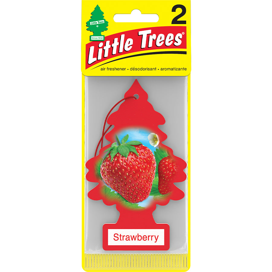 LITTLE TREE Car Air Fresheners 2 CT STRAWBERRY