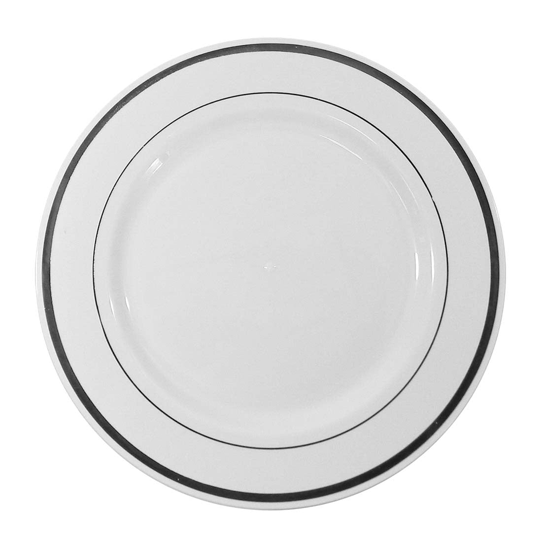 CROWN Tableware & Towels DESSERT PLATE EXECUTIVE COLLECTION 7 IN 10 PK SILVER