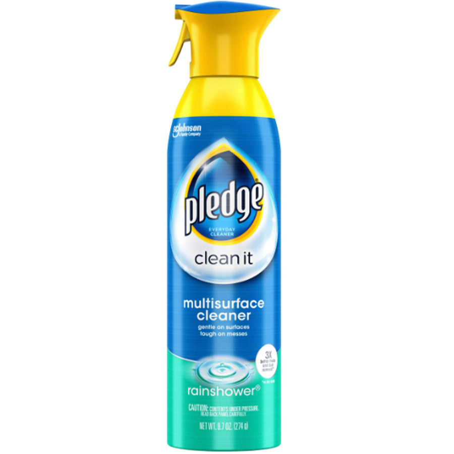 PLEDGE All Purpose Cleaners POLISH MULTISURFACE SPRY CLENR 9.7 OZ ORIGINAL RAINSHOWER