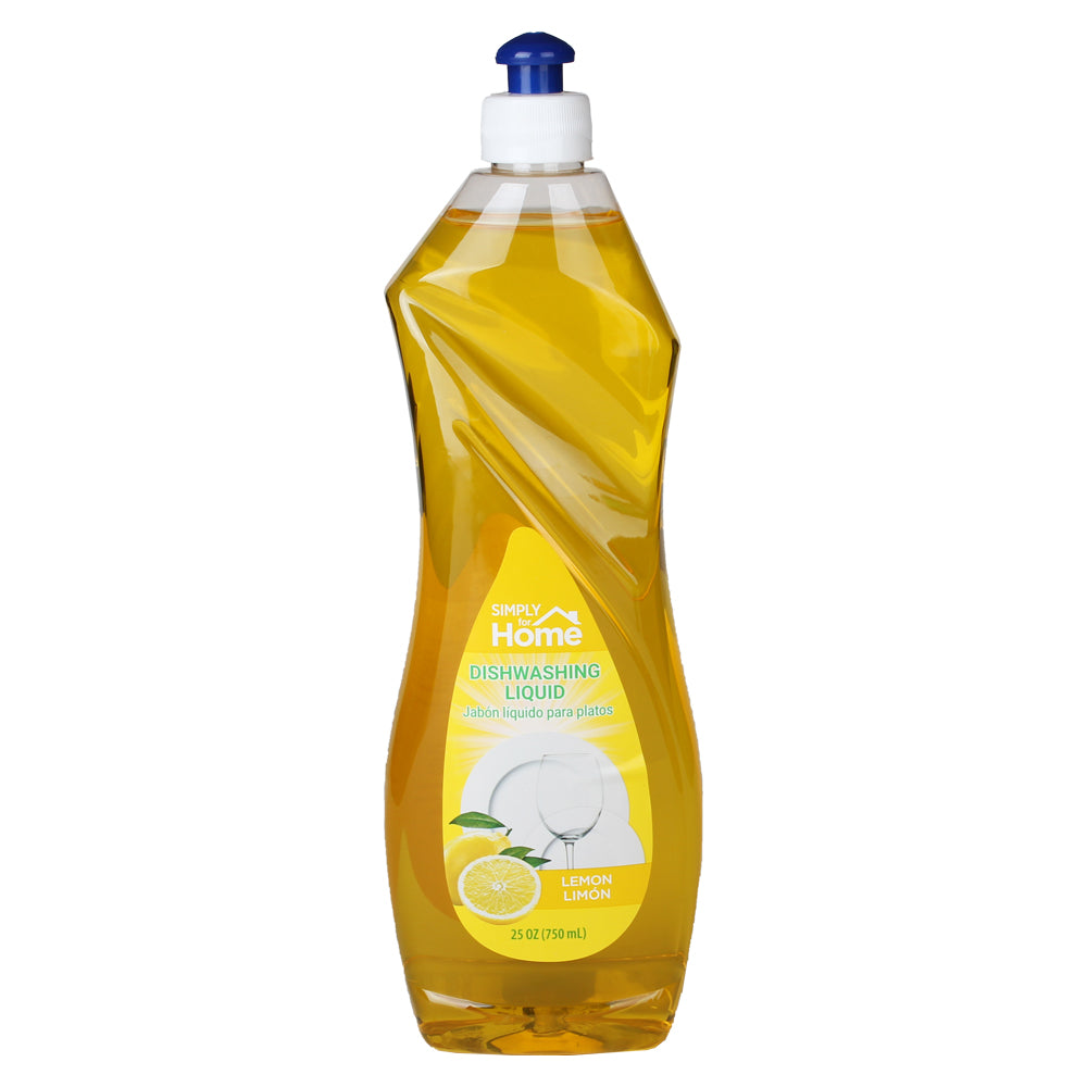 SIMPLY FOR HOME Dish Detergents DISHWASH LIQUID 25 OZ LEMON