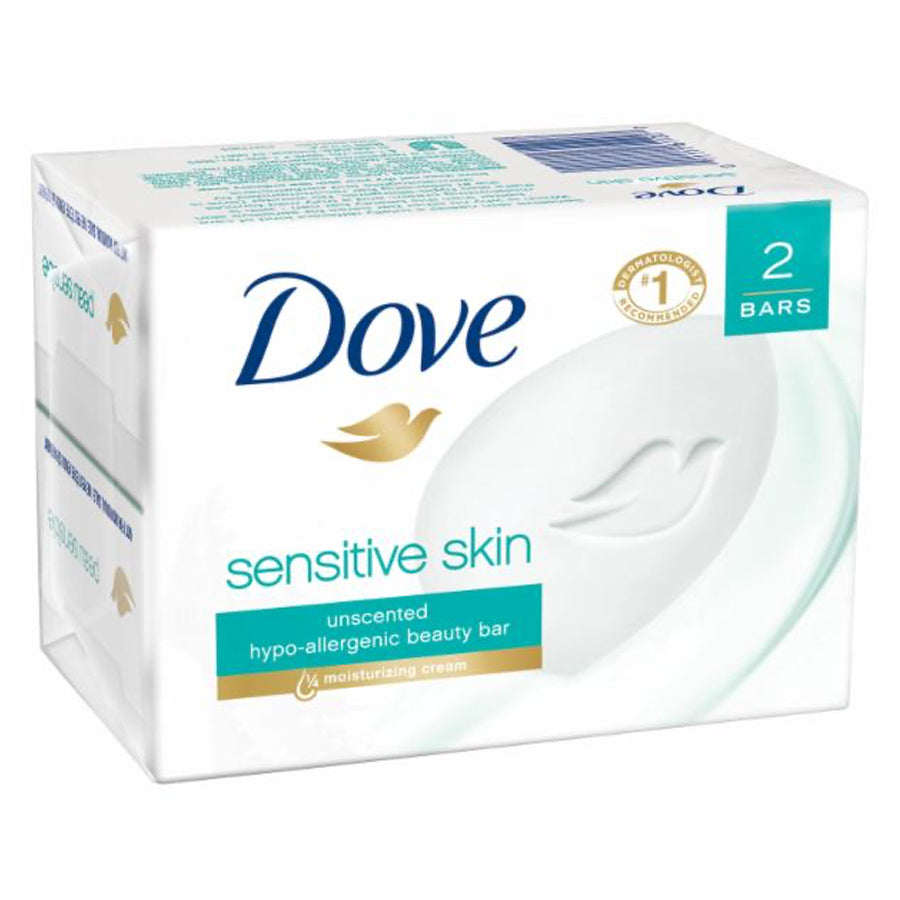 DOVE Bar Soap BAR SOAP 4 OZ 2 Pack SENSITIVE