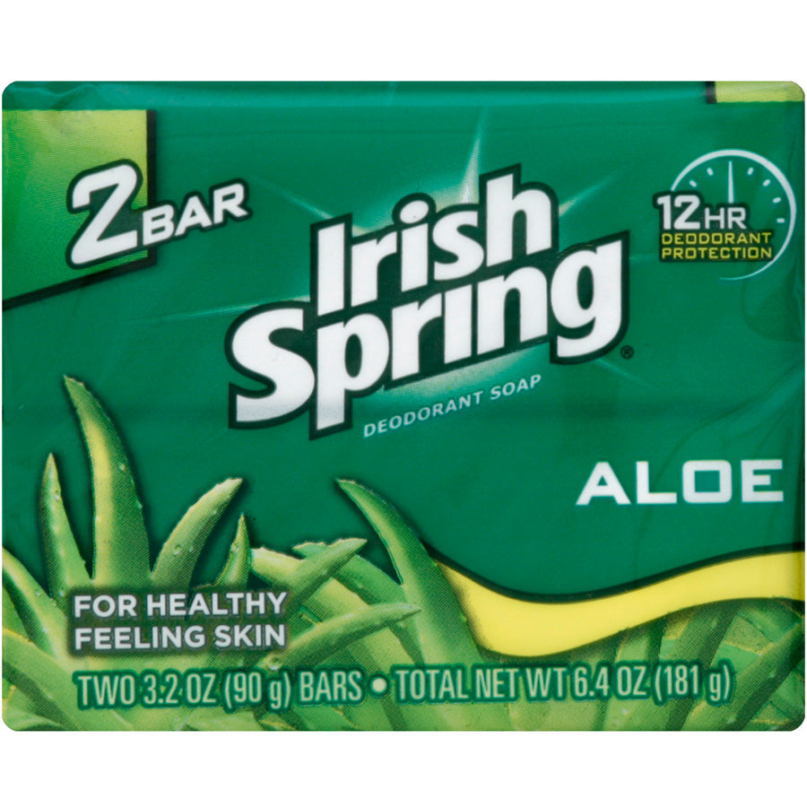 IRISH SPRING Bar Soap BAR SOAP 3.2 OZ 2 PK ALOE