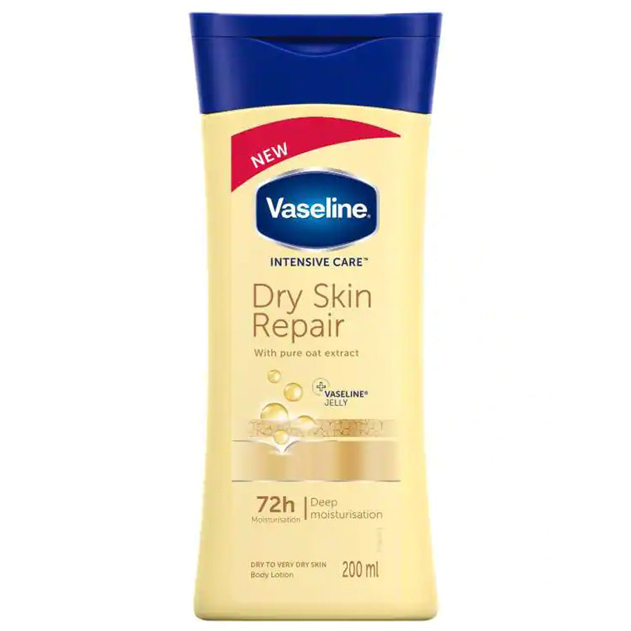 VASELINE Skin Care BODY LOTION 200 ML INTENSIVE CARE DRY SKIN REPAIR